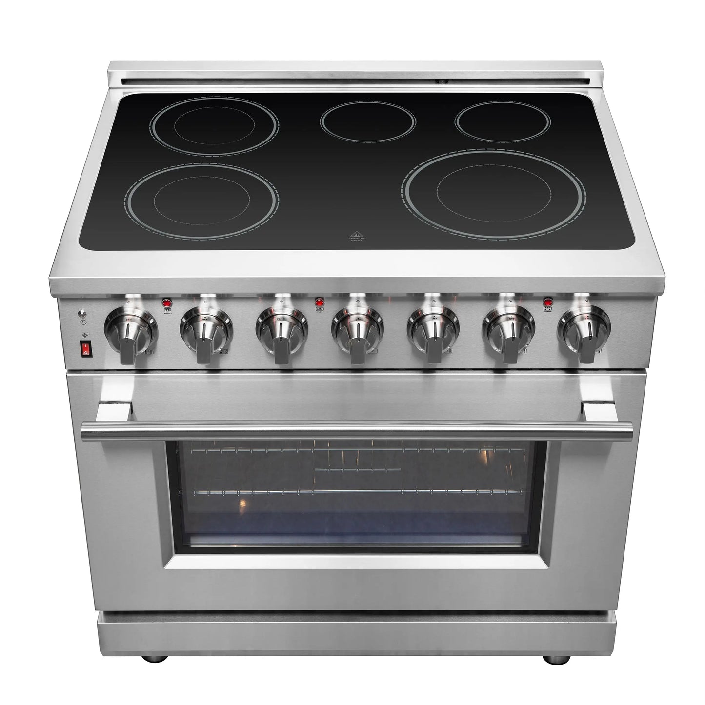 Forno Massimo 36-Inch Freestanding Chef Door Electric Range, True Convection Oven FORNO