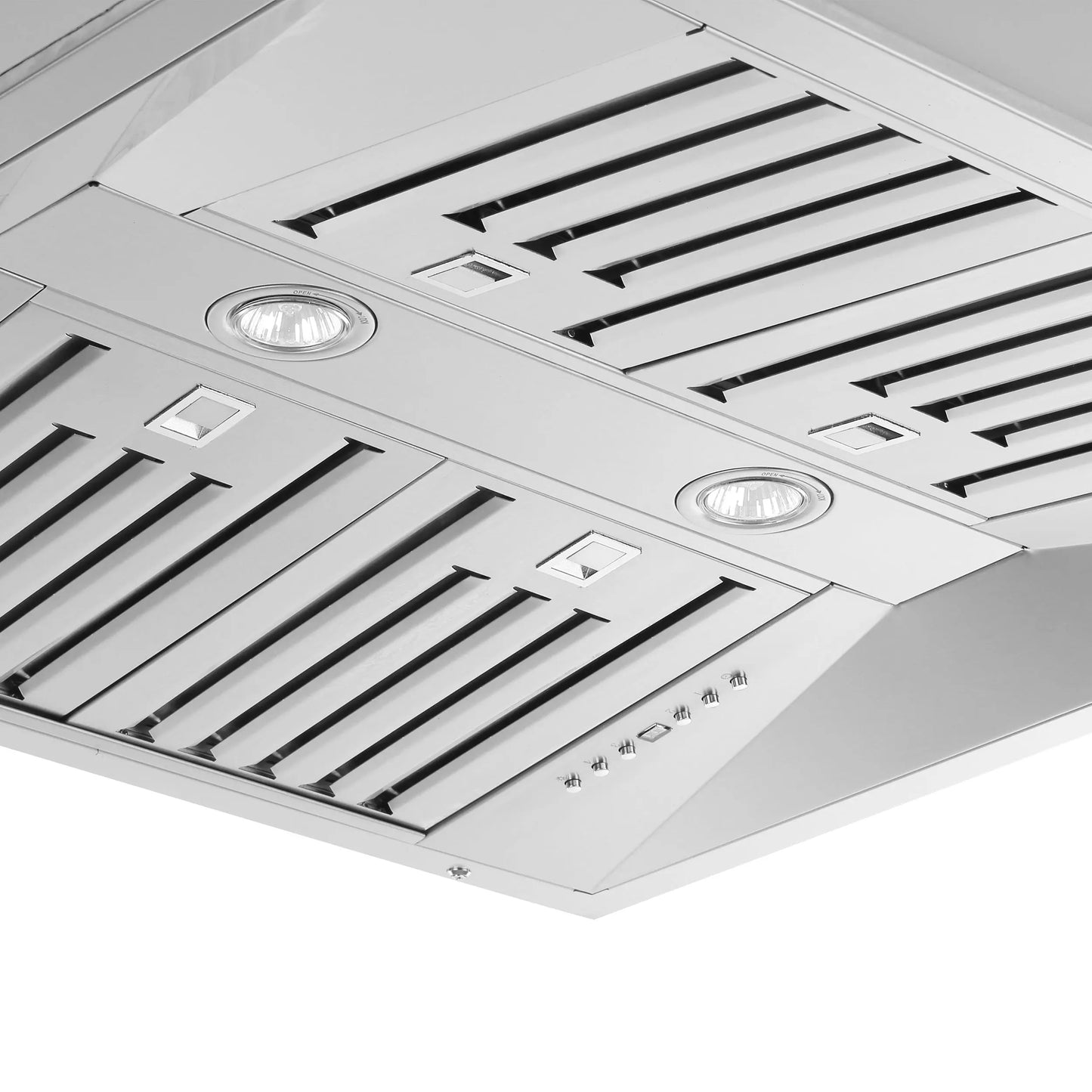 Forno Altilia 30-Inch Insert Range Hood, Stainless Steel, LED Lighting, Baffle Filters FORNO