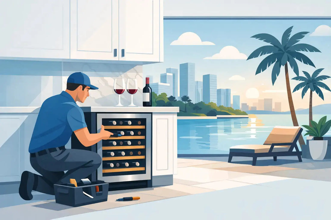 Wine Cooler Installation Miami Done Right