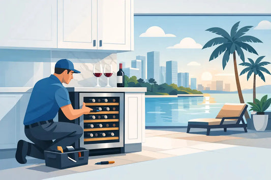 Wine Cooler Installation Miami Done Right