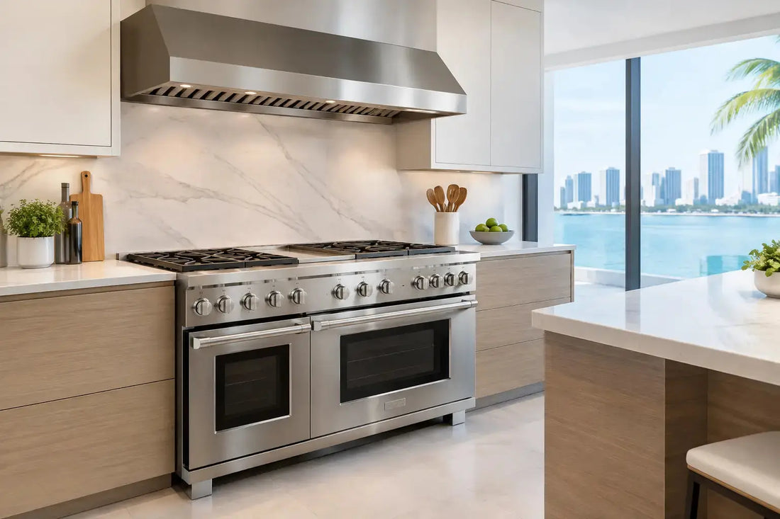Professional Gas Ranges for Miami Kitchens