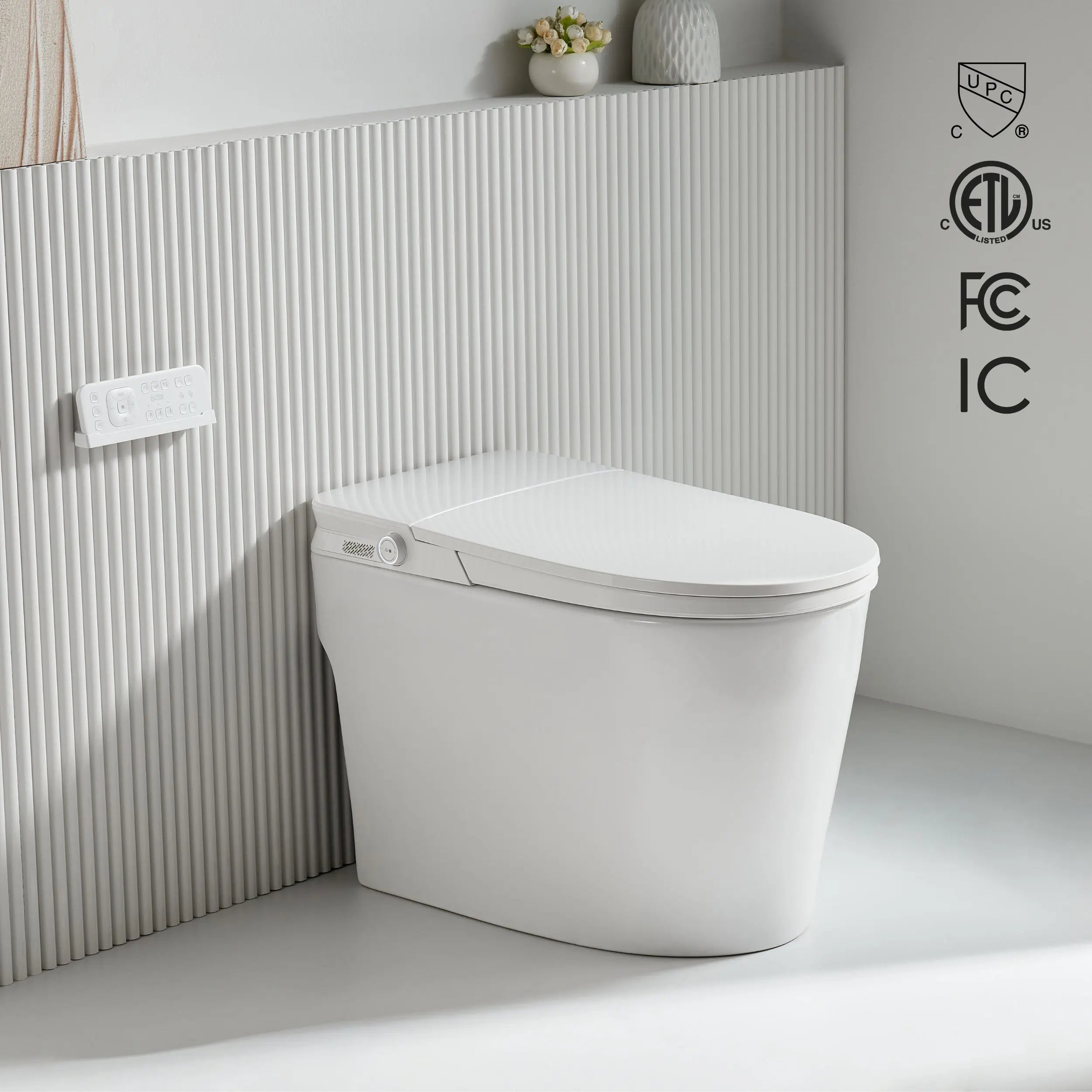 FORNO ACQUA Luxurious Super Smart Toilet. Includes Bidet, Heated Seat, Auto Flush, Auto Lid, Powerful Flush, Ideal for master bathrooms. FORNO ACQUA