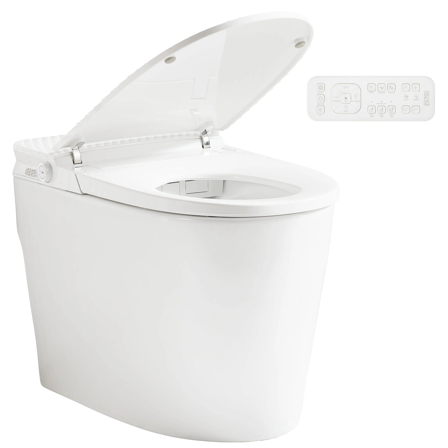 FORNO ACQUA Luxurious Super Smart Toilet. Includes Bidet, Heated Seat, Auto Flush, Auto Lid, Powerful Flush, Ideal for master bathrooms. FORNO ACQUA