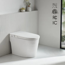 FORNO ACQUA Luxurious Smart Toilet. Includes Auto Flush, Auto Lid, Powerful Flush, sleek tankless design Ideal for Powder Rooms. FORNO ACQUA