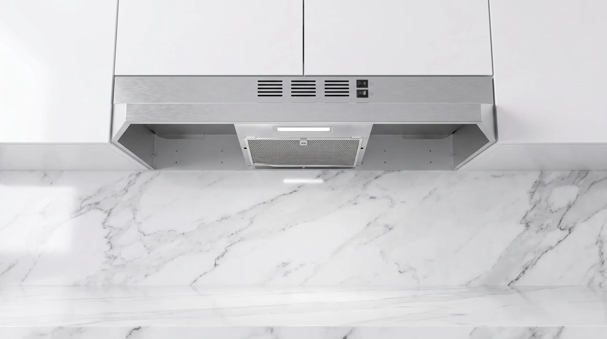 Forno Cappa 30-Inch Under Cabinet Range Hood, Stainless Steel, 200 CFM, Convertible, LED Lighting FORNO