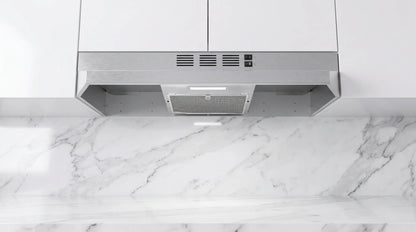 Forno Cappa 30-Inch Under Cabinet Range Hood, Stainless Steel, 200 CFM, Convertible, LED Lighting FORNO