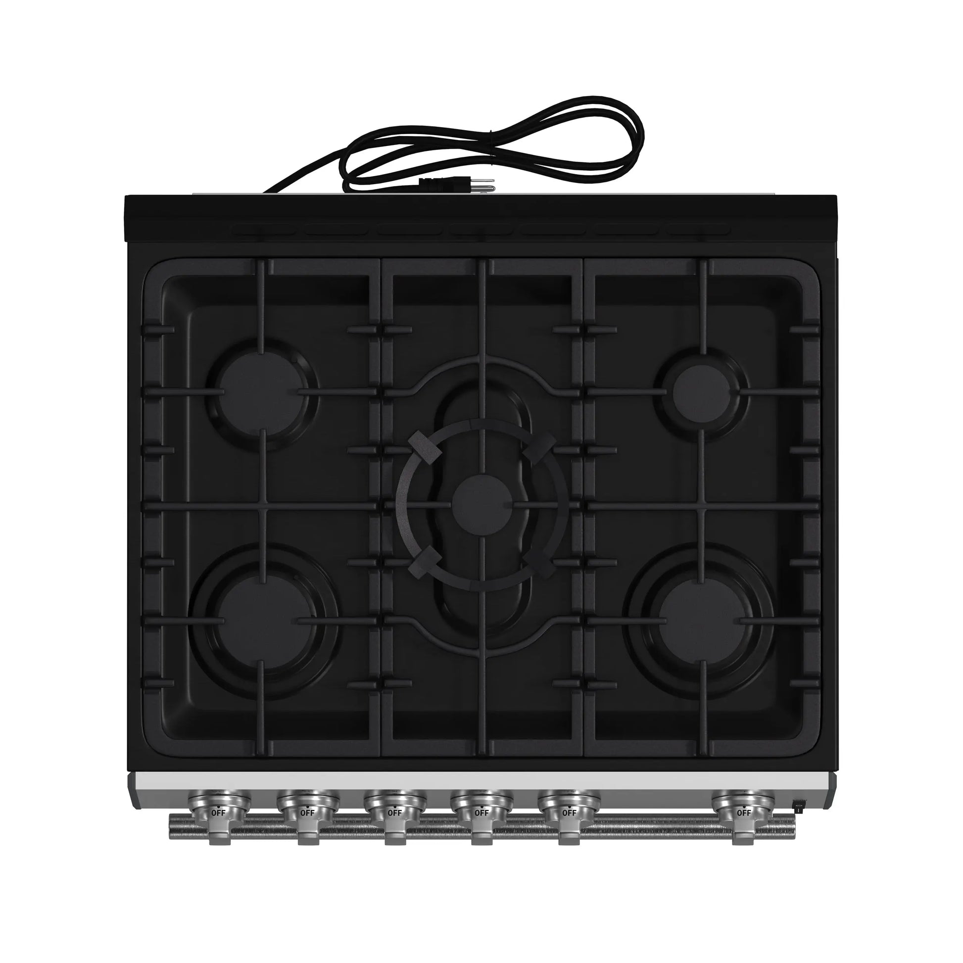 Forno Leonardo 30-Inch Stainless Steel Gas Range, 5 Sealed Burners (Totaling 39,500 BTU), 5 cu.ft. Convection Oven FORNO