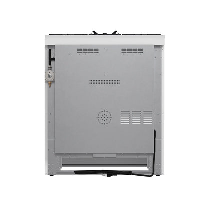 Forno Leonardo Espresso 30-Inch White Gas Range, 5 Burners, 39,500 BTU, 5 cu.ft Convection Oven FORNO