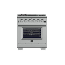 Forno Capriasca 30-Inch Freestanding Gas Range, 4 Burners, True Convection Oven FORNO