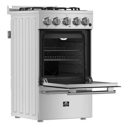 Forno Lamazze 20-Inch Freestanding Gas Range, Compact Design, Energy Efficient FORNO