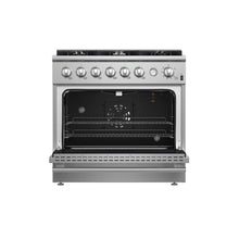 Marco 36-Inch Gas Range Stainless Steel, 6 Burners 67,000 BTU, 5.36 cu.ft. Convection Oven FORNO
