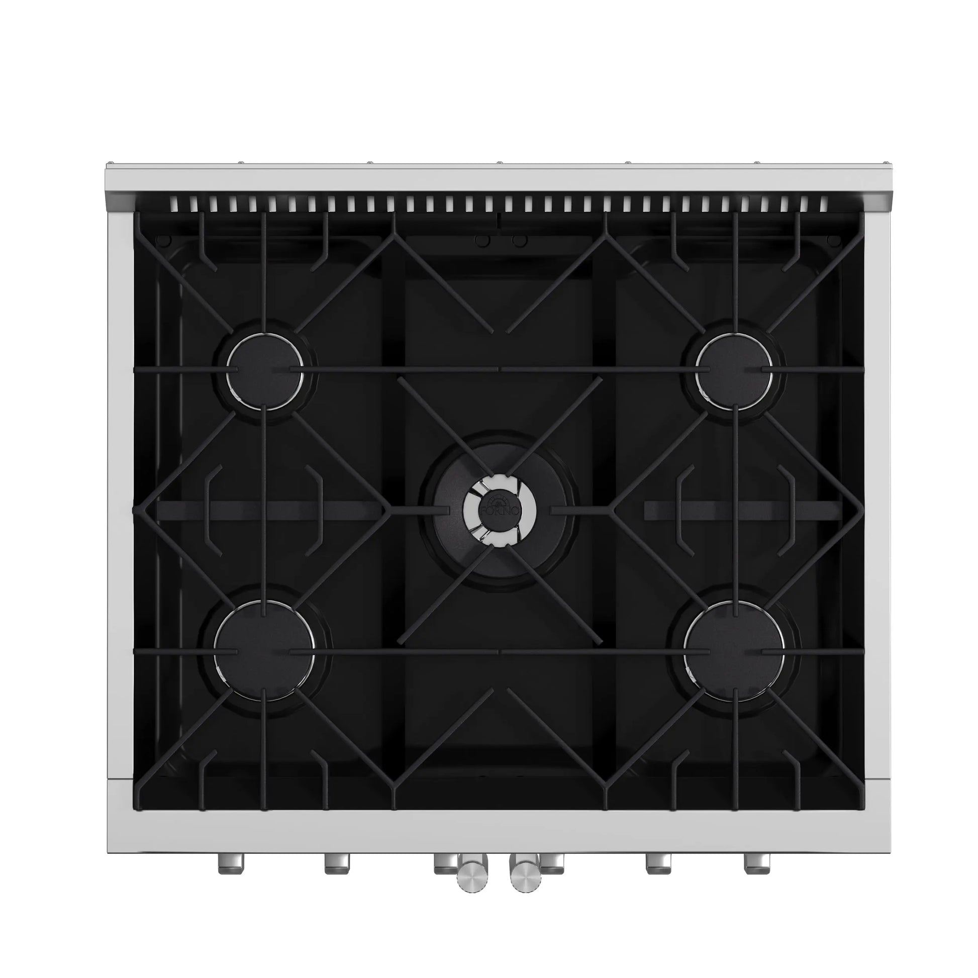 Forno Galiano 30-Inch Freestanding French Door Gas Range, 4 Burners, Convection Oven, Energy Efficient FORNO