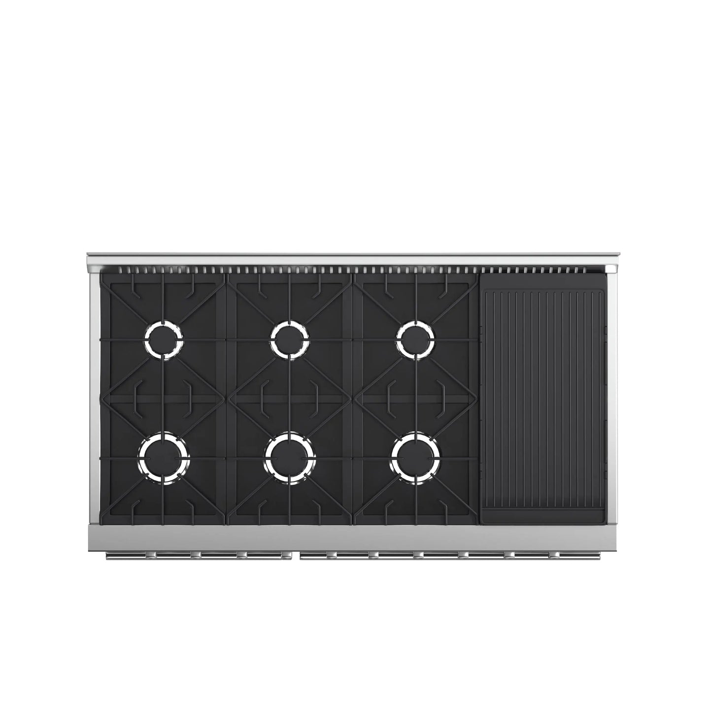 FORNO Premium 3-Piece Kitchen Bundle - FORNO Galiano 48" Freestanding Gas Range, FORNO Maderno 60" 2-Piece Convertible Refrigerator/Freezer Built-In with Decorative Grill Trim, 27.2 cu.ft., FORNO Orvieto 48" Wall Mount Range Hood - FBDL-018-04CAUS Forno vendors US