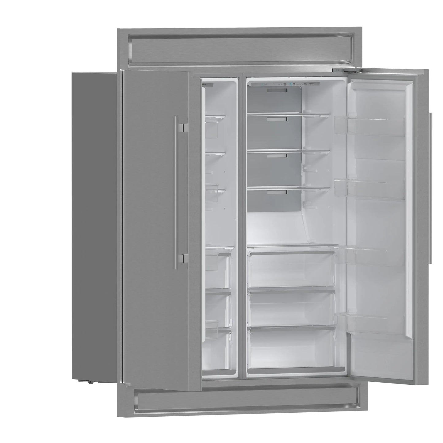 Forno Maderno 2-28-Inch Wide Convertible Refrigerator/Freezer, Decorative Trim, 27.2 cu.ft, 84-Inch High, ENERGY STAR Certified FORNO