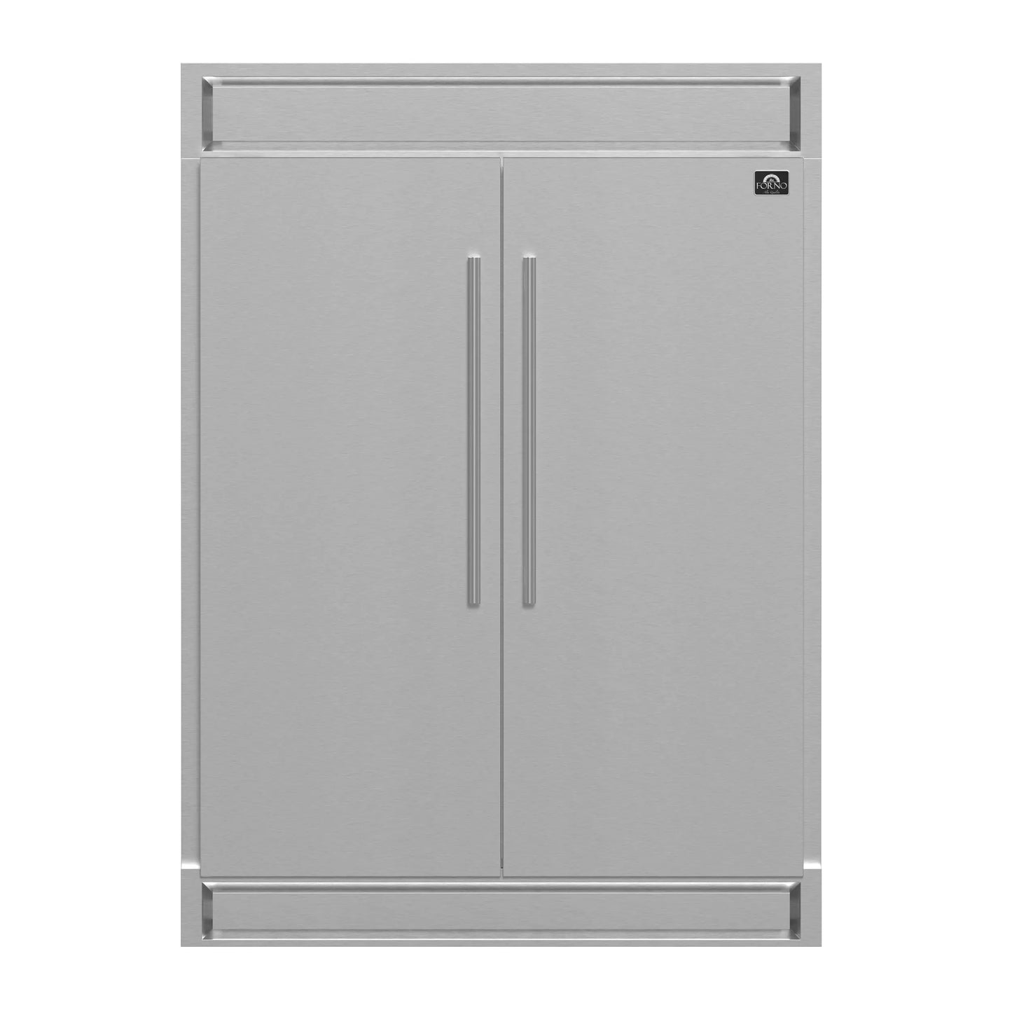 Forno Maderno 2-28-Inch Wide Convertible Refrigerator/Freezer, Decorative Trim, 27.2 cu.ft, 84-Inch High, ENERGY STAR Certified FORNO