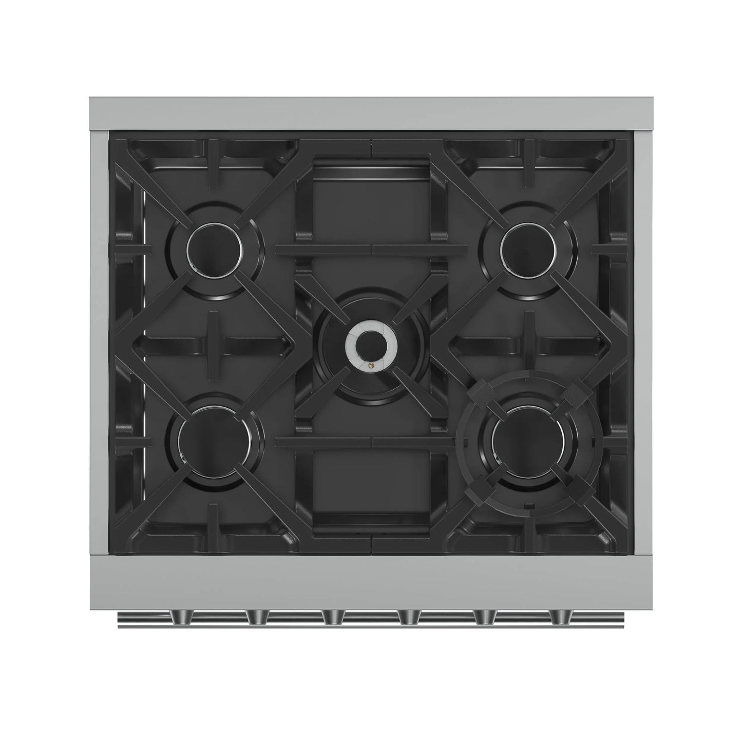 Forno Massimo 30-Inch Freestanding Gas Range, 5 Burners, True Convection Oven FORNO