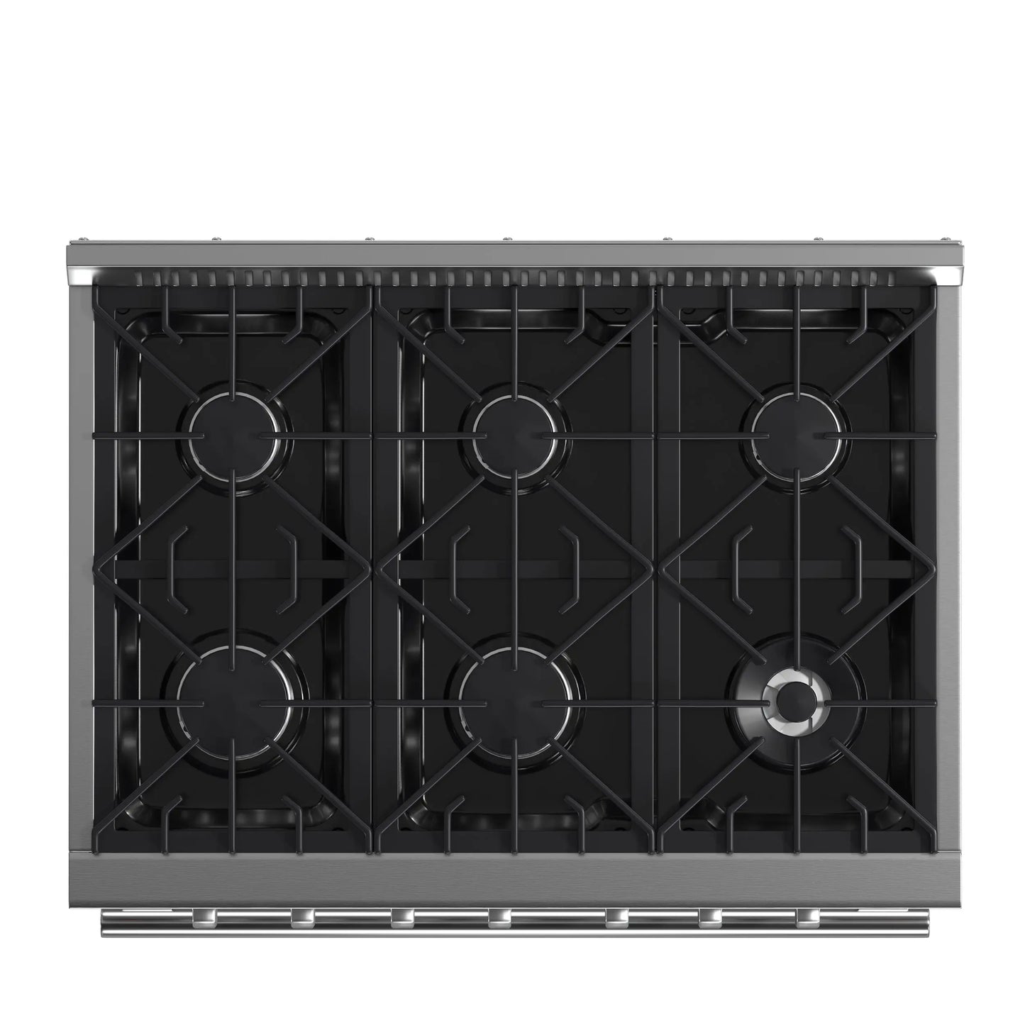 Forno Galiano 36-Inch Freestanding Gas Range, Stainless Steel, 6 Burners, Energy Efficient FORNO