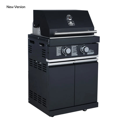 Forno All’Aperto 99,600 BTU Outdoor Kitchen, 5 Burners, Infrared Burners, Side Burner, Black Sintered Stone Countertops, Gas Pizza Oven, FORNO