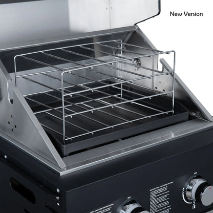 Forno All’Aperto 99,600 BTU Outdoor Kitchen, 5 Burners, Infrared Burners, Side Burner, Black Sintered Stone Countertops, Gas Pizza Oven, FORNO