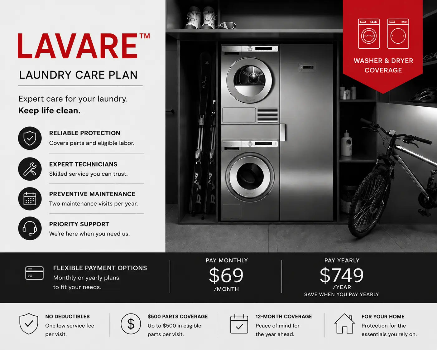 LAVARE™ Collection Service Plan ITECH APPLIANCES