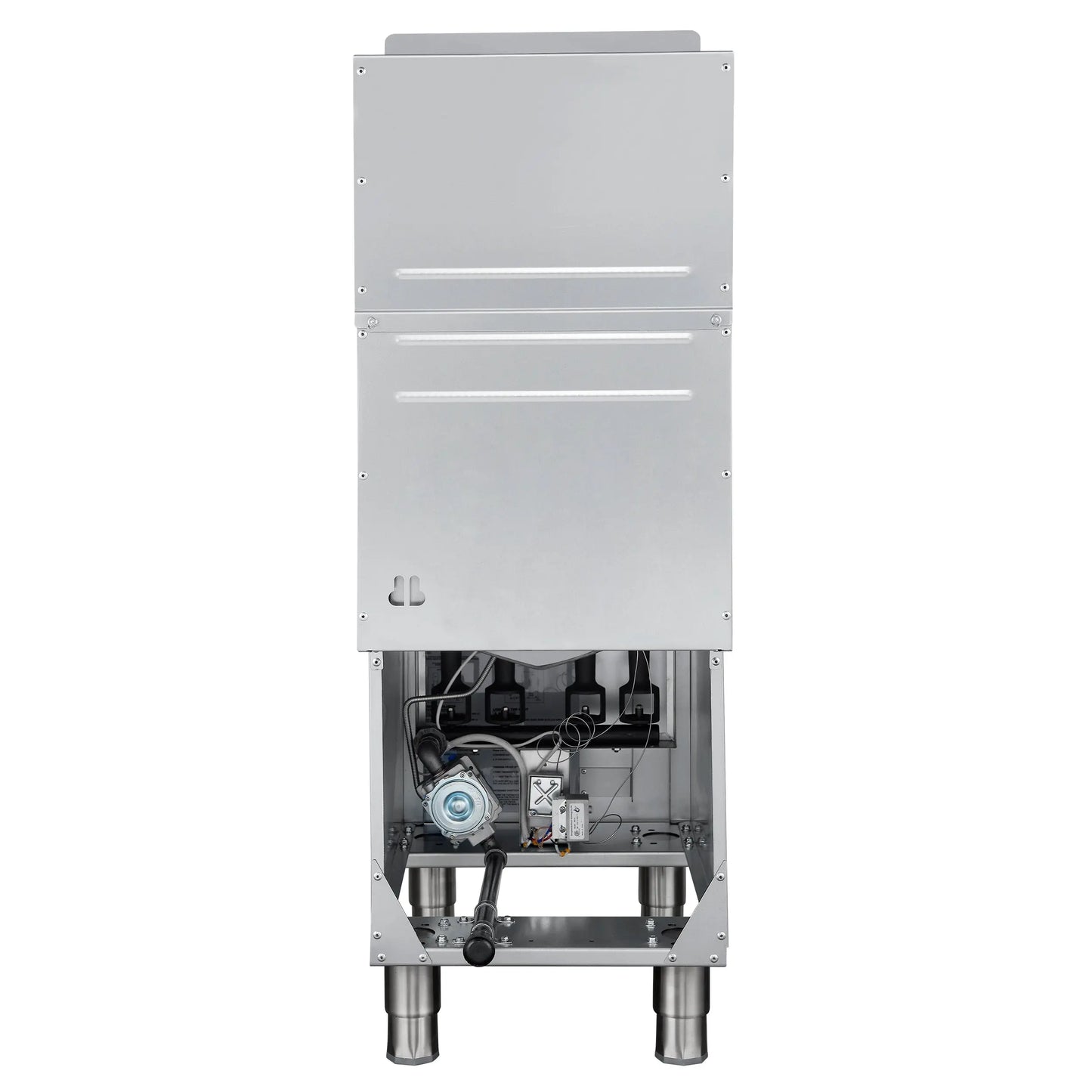 Forno Commerciale Natural Gas Deep Fryer, 4 Burners 120,000 BTU, 50 lbs Oil Capacity FORNO