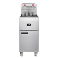 Forno Commerciale Natural Gas Deep Fryer, 4 Burners 120,000 BTU, 50 lbs Oil Capacity FORNO
