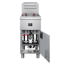 Forno Commerciale Natural Gas Deep Fryer, 4 Burners 120,000 BTU, 50 lbs Oil Capacity FORNO