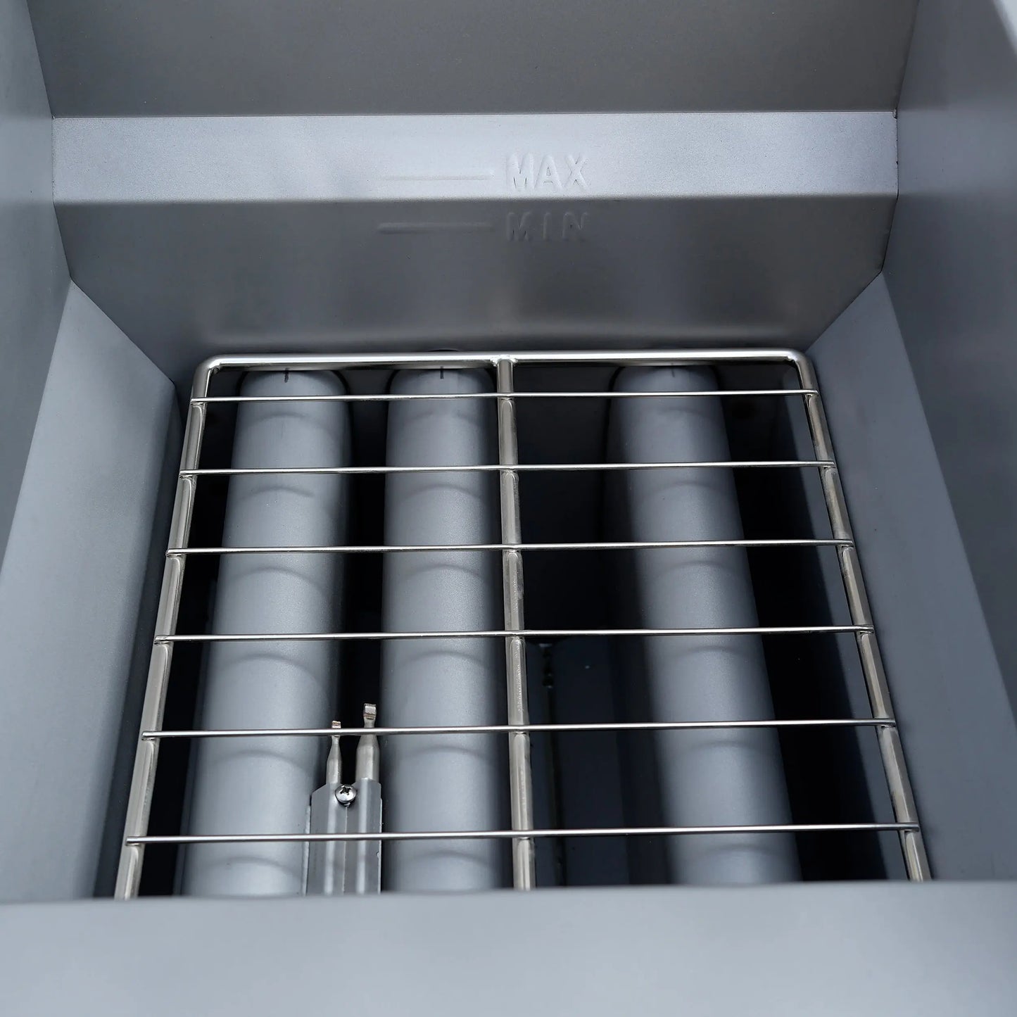 Forno Commerciale Natural Gas Deep Fryer, 3 Burners 90,000 BTU, 40 lbs, Millivolt Control FORNO