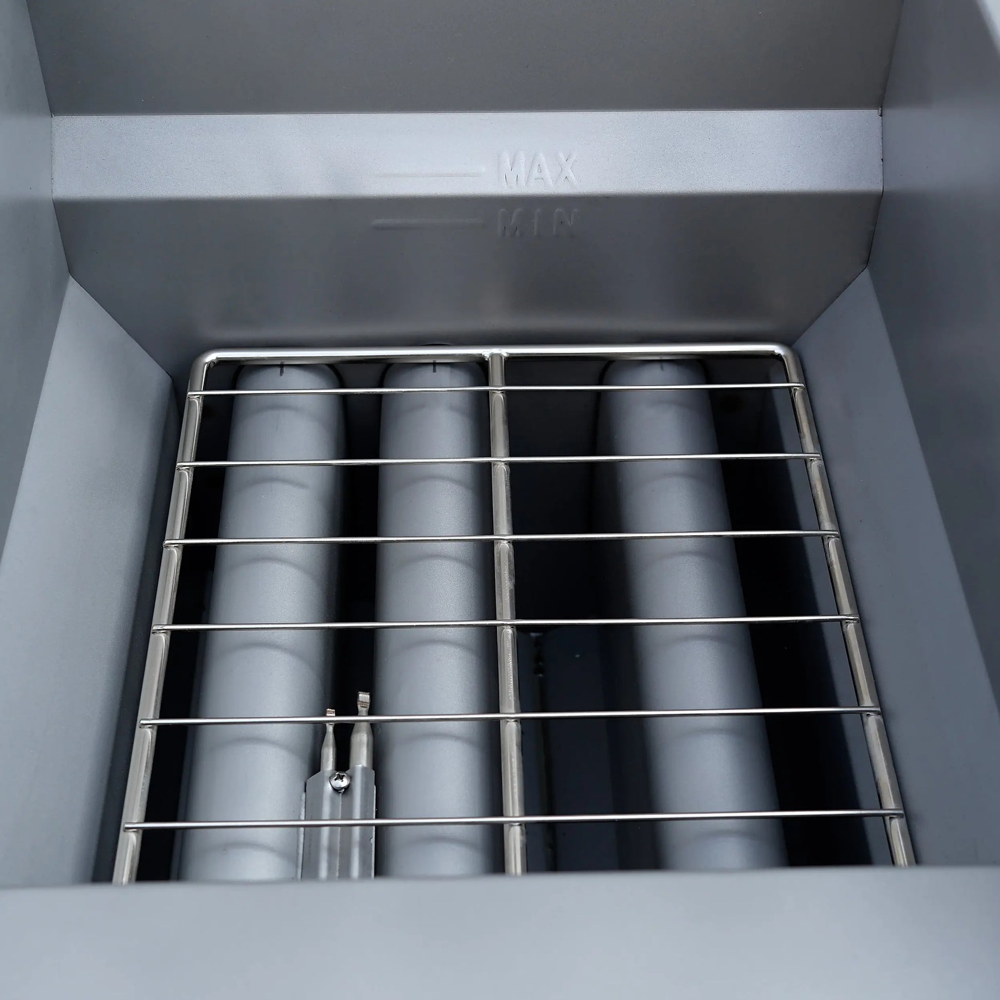 Forno Commerciale Natural Gas Deep Fryer, 3 Burners 90,000 BTU, 40 lbs, Millivolt Control FORNO