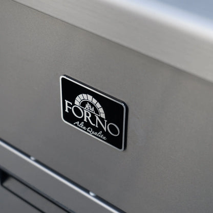 Forno Commerciale Natural Gas Deep Fryer, 3 Burners 90,000 BTU, 40 lbs, Millivolt Control FORNO