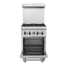Forno Commerciale 24 Inch Gas Range with 4 Burners FORNO