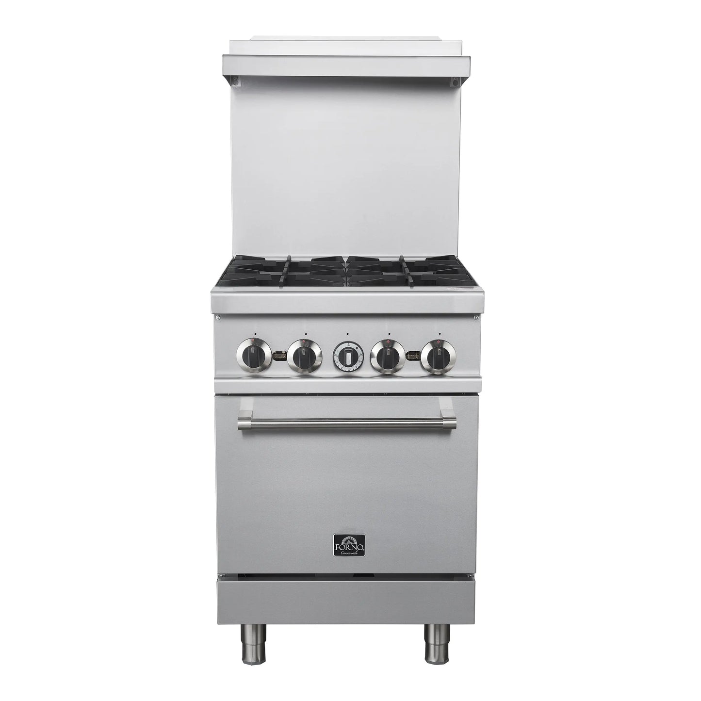 Forno Commerciale 24 Inch Gas Range with 4 Burners FORNO
