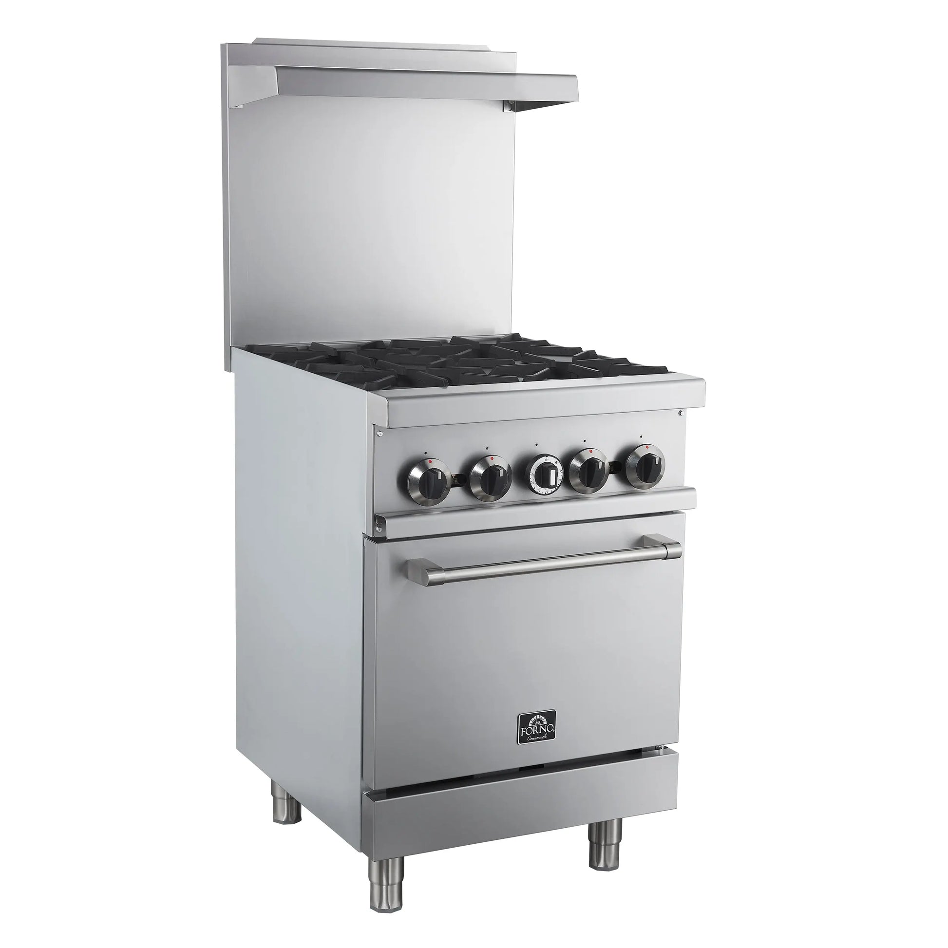 Forno Commerciale 24 Inch Gas Range with 4 Burners FORNO