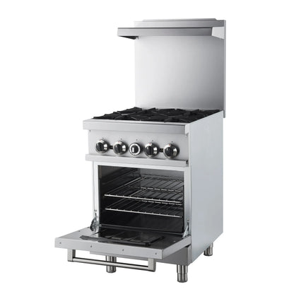 Forno Commerciale 24 Inch Gas Range with 4 Burners FORNO