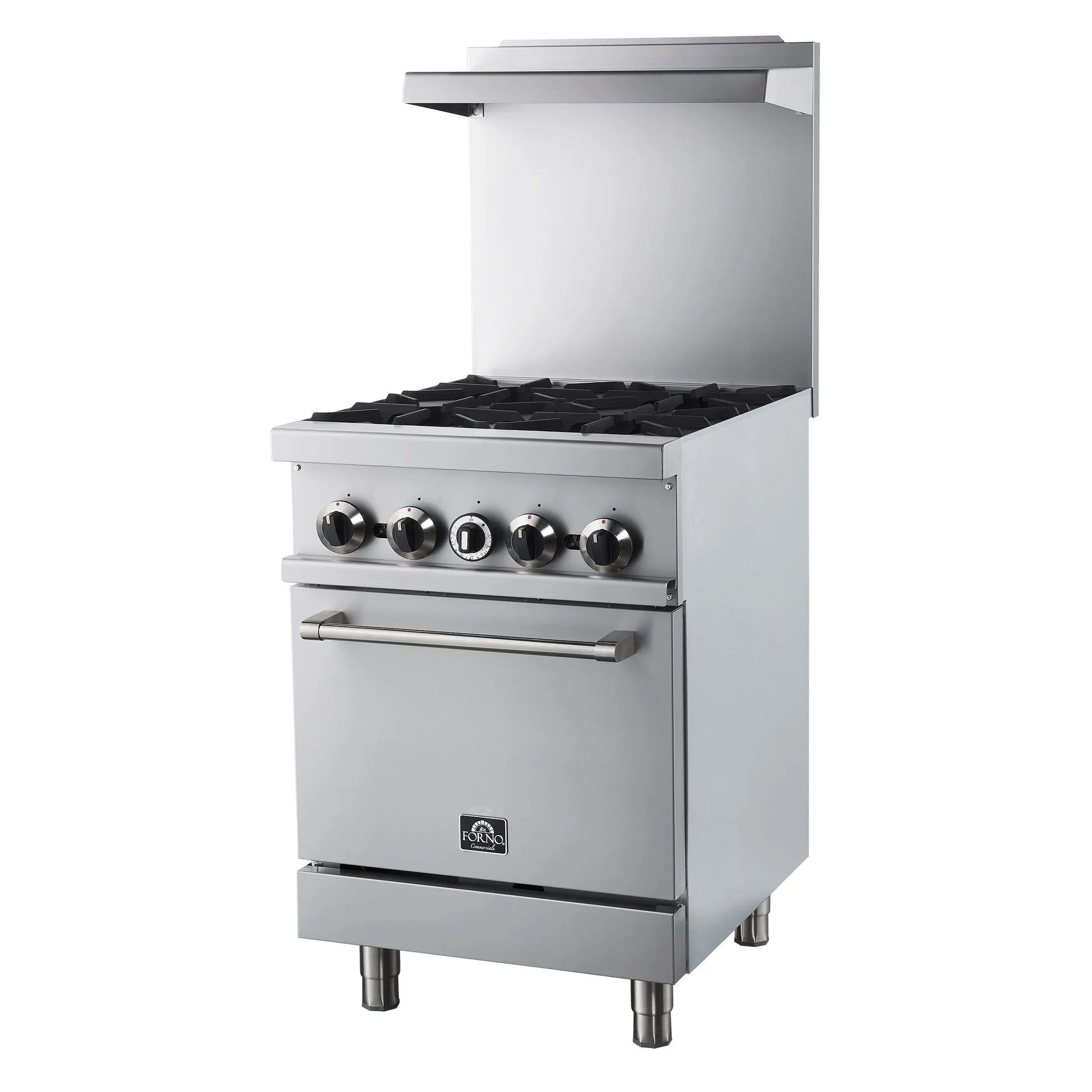 Forno Commerciale 24 Inch Gas Range with 4 Burners FORNO