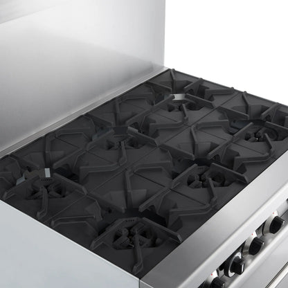 Forno Commerciale 36 Inch Gas Range with 6 Burners FORNO