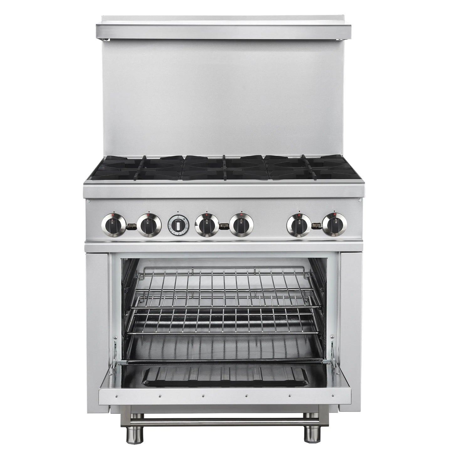 Forno Commerciale 36 Inch Gas Range with 6 Burners FORNO