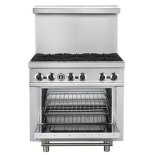 Forno Commerciale 36 Inch Gas Range with 6 Burners FORNO