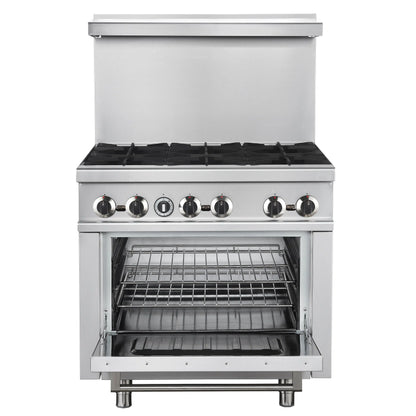 Forno Commerciale 36 Inch Gas Range with 6 Burners FORNO