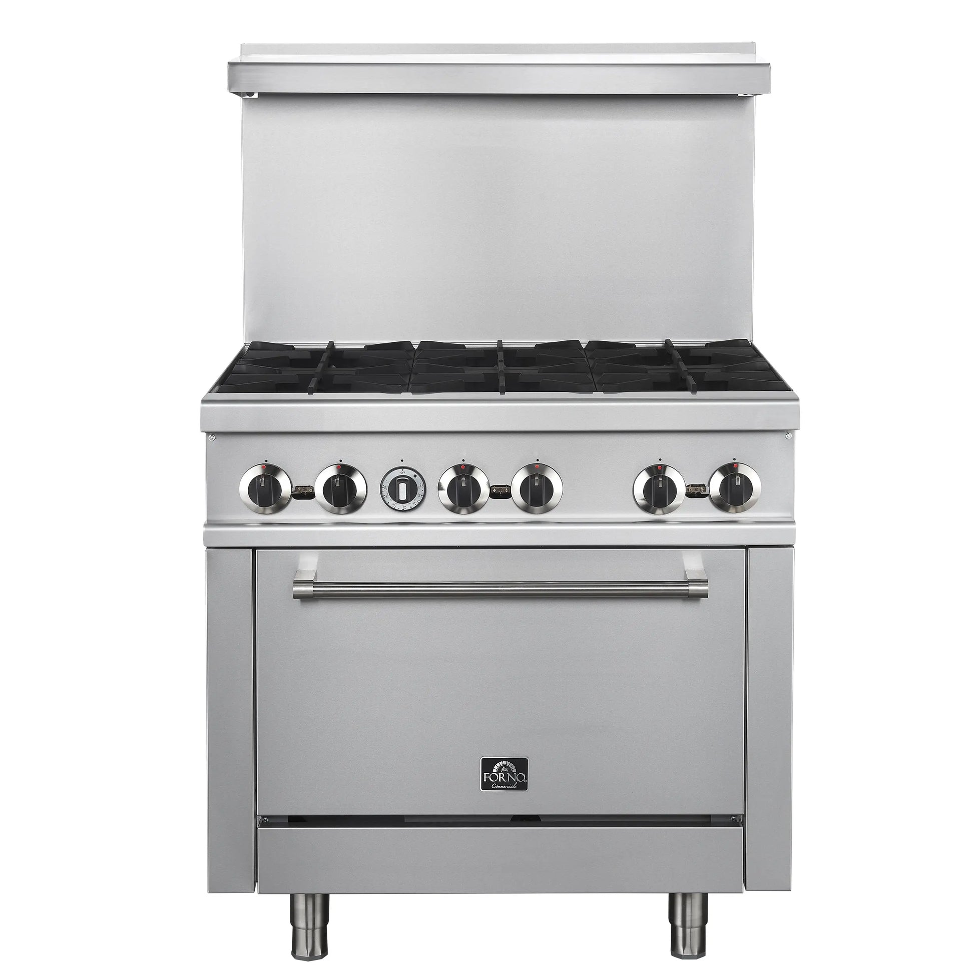 Forno Commerciale 36 Inch Gas Range with 6 Burners FORNO