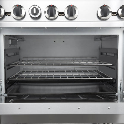 Forno Commerciale 36 Inch Gas Range with 6 Burners FORNO