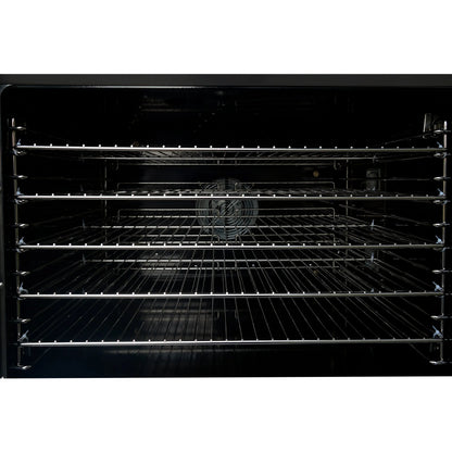 Forno Commerciale Convection Gas Oven, 3 burners 54,000 BTU, 150–500°F, stainless steel, NG/LP convertible FORNO