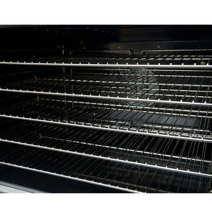 Forno Commerciale Convection Gas Oven, 3 burners 54,000 BTU, 150–500°F, stainless steel, NG/LP convertible FORNO