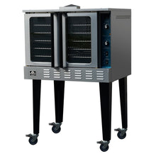 Forno Commerciale Convection Gas Oven, 3 burners 54,000 BTU, 150–500°F, stainless steel, NG/LP convertible FORNO