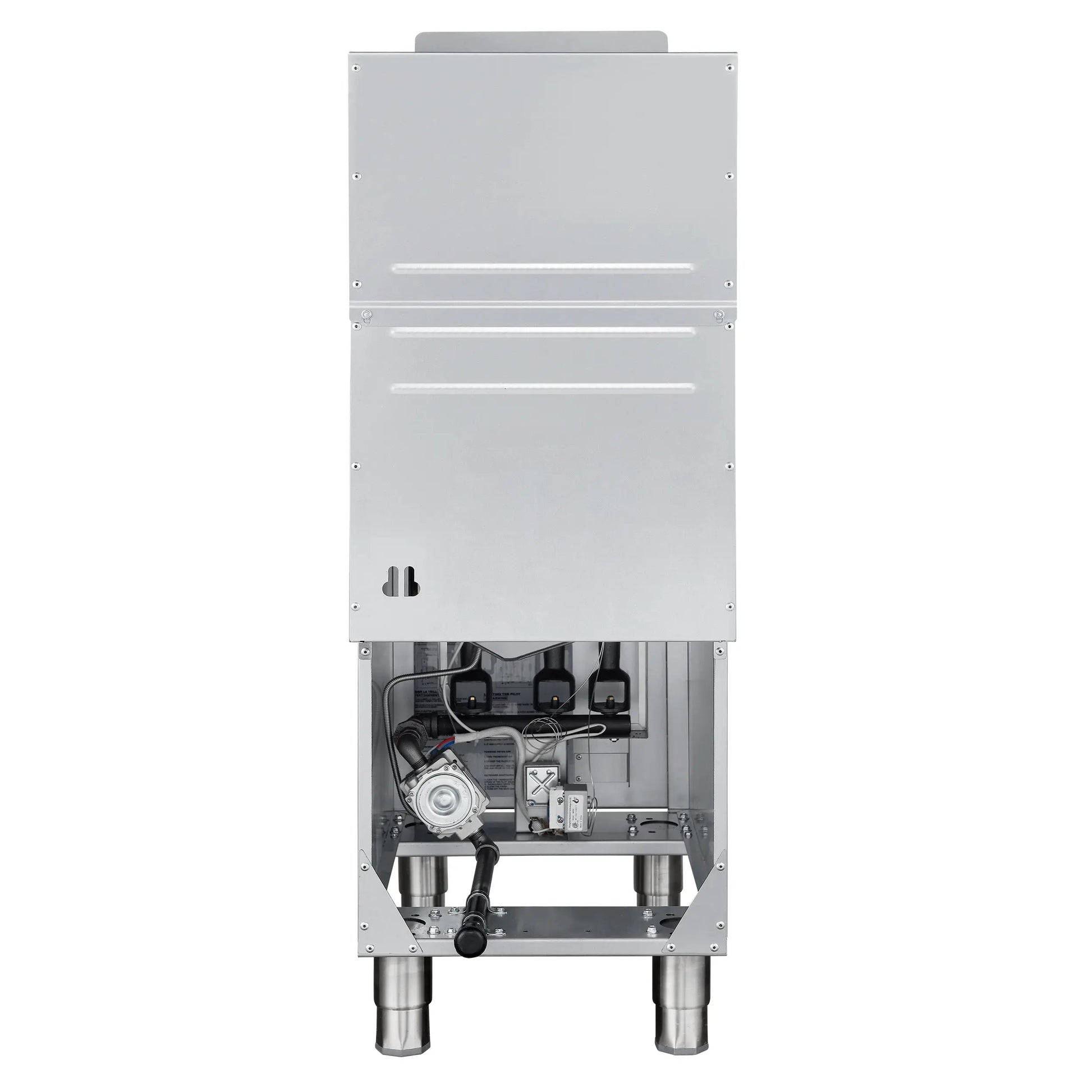 Forno Commerciale Propane Gas Deep Fryer, 4 Burners 120,000 BTU, 50 lbs Oil Capacity, Millivolt Control FORNO
