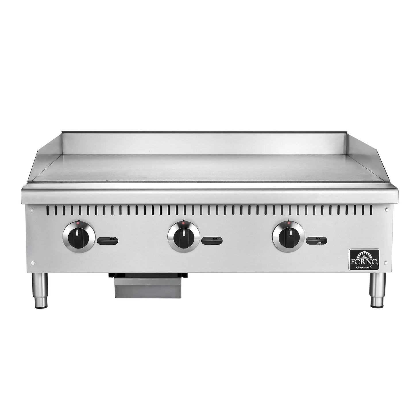 Forno Commerciale 36 Inch Gas Griddle, 3 Burners FORNO