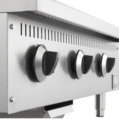 Forno Commerciale 36 Inch Gas Griddle, 3 Burners FORNO