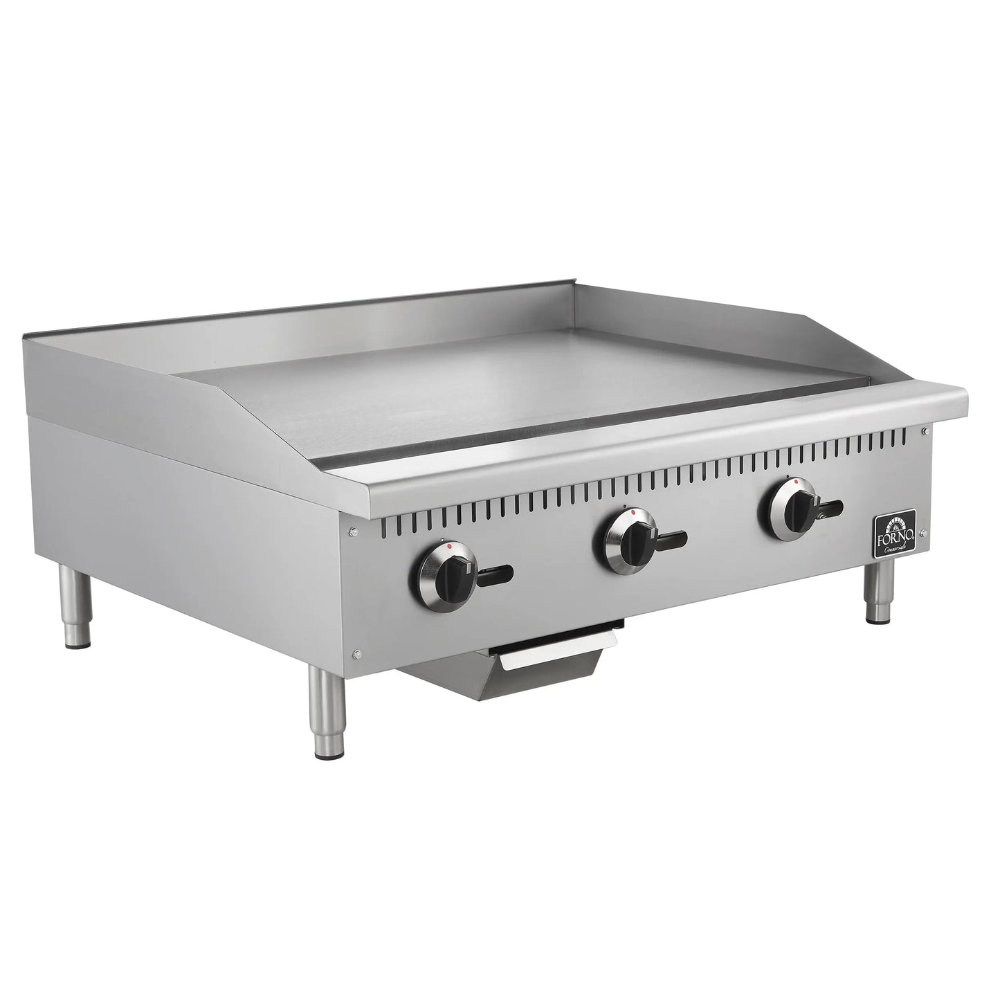 Forno Commerciale 36 Inch Gas Griddle, 3 Burners FORNO