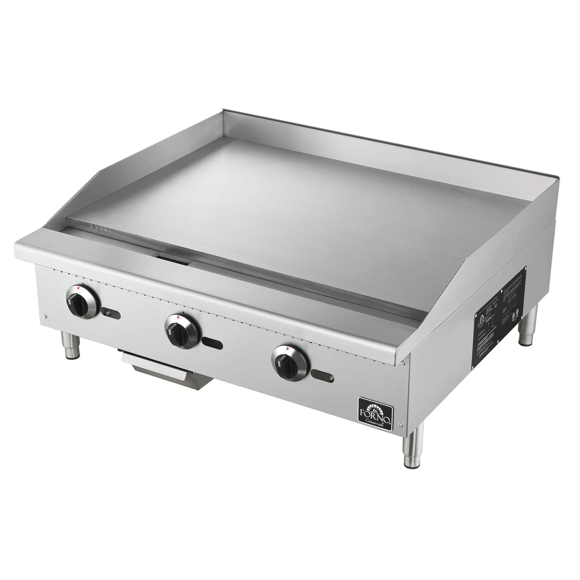 Forno Commerciale 36 Inch Gas Griddle, 3 Burners FORNO