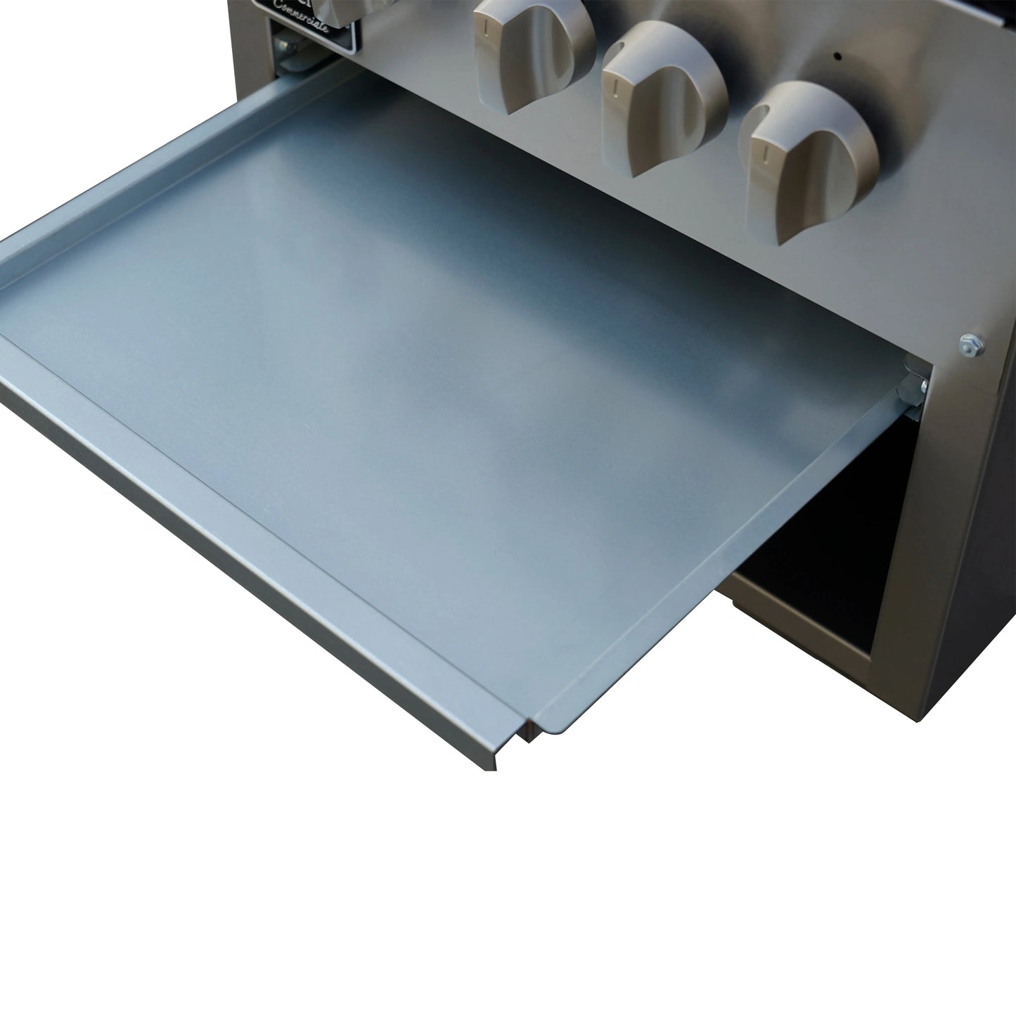Forno Commerciale gas stock pot range, 2 powerful 3-ring burners, 160,000 BTU, durable stainless steel, heavy-duty cast iron grates FORNO